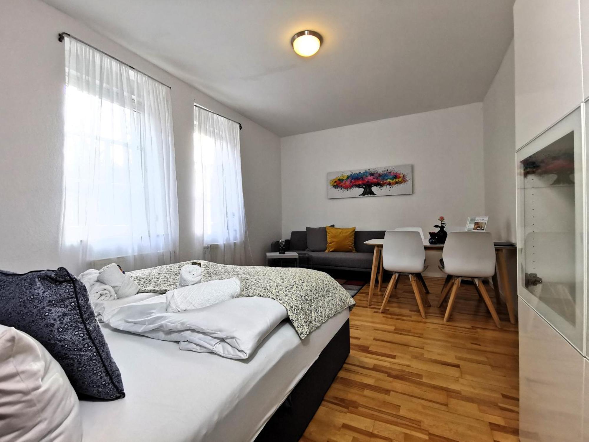 Bohnapartments Steigerwald - Natur In Der Stadt - Vollausstattung - Wlan - Gratis Parkplaetze 에르푸르트 외부 사진